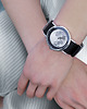 zegarki unisex Zegarek - Księżyc - czarny, nylonowy