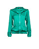 bluza z kapturem damska Bluza Blazer Szmaragdowa sportowa casual