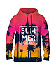 bluzy męskie Męska Bluza z kapturem DR.CROW Sunset