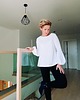 bluzki z długim rękawem damskie biała bluzka z bufiastymi rękawami asymetryczna