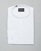 koszule męskie Męska koszula ze stójką limina 00407 biały tailored fit
