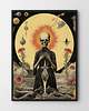 plakaty Plakat Czaszka astrologia kolaż