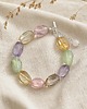 bransoletki z kamieni naturalnych Bransoletka Rainbow Faset, fasetowany fluoryt naturalny
