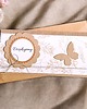 kartki scrapbooking Podziękowanie : dziękujemy : kartka-kopertówka : beż