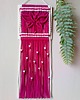 makramy Makrama motyl w kwadracie BOHO