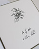 zaproszenia i kartki na ślub Personalizowana minimalistyczna kartka ślubna