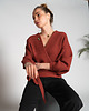 bluza bez kaptura damska Bluza TERAKOTA