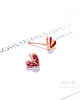 kolczyki szklane Sweet earrings - + box
