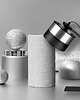 lampy stołowe Metalowa lampka biurkowa glamour HAGA z designerskim kloszem