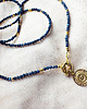 korale NASZYJNIK szafiry, choker