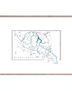 plakaty BIESZCZADY mapa plakat grafika