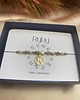 bransoletki na sznurku Bransoletka na jedwabnej nici kamienie naturalne Zodiak  Ryby