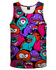 t-shirty męskie DR.CROW Bokserka Męska Colorful Monsters