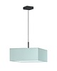 lampy do pokoju dziecka Dziecięca lampa wisząca z kwadratowym kloszem w kolorze mięty BOGOTA