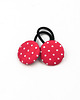 ozdoby do włosów dla dzieci Gumeczki do włosów w kropeczki Sweet Cherry