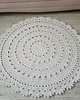 dywany Dywan szydełkowy okrągły 130cm