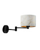 kinkiety Kinkiet w stylu glamour BRAGE MARMUR