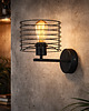 kinkiety Czarny kinkiet do sypialni druciany loft ARGOS LOFT w klasycznej czerni