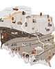 naklejki ścienne do pokoju dziecka Naklejka Mapa polski beżowa 150x100cm