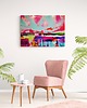obrazy Obraz na zamówienie kupującego - abstrakcyjny pejzaż - 50x70 cm