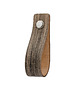 gałki do mebli Skórzany uchwyt meblowy COLORISO BLACK WOOD