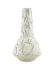 wazony Wazon ceramiczny studio pottery z organiczną fakturą szkliwa, Dania, lata 70.