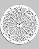 zegary Dekoracyjny zegar ażurowy, NOTRE DAME, GOTHIC STYLE, VINTAGE, 60 cm
