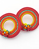 kolczyki soutache Słoneczne koła