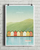 plakaty Plakat Bergen - Norwegia