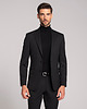 marynarki męskie Marynarka garniturowa pellezzano czarny slim fit
