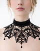 chokery Koronkowy naszyjnik gotycki czaszki
