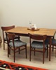 krzesła Komplet czterech krzeseł tekowych, duński design, lata 70, produkcja: Dania