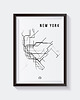 plakaty Plakat NOWY JORK metro