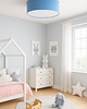 lampy do pokoju dziecka Niebieska lampa sufitowa dla dzieci z abażurem o średnicy 50 cm DUBAJ KIDS