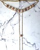 złote naszyjniki Łańcuszek na ciało Chic Choker  Elegance - onyks