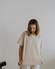 t-shirt damskie T-shirt z lnem The raw, beżowy