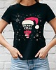 t-shirt damskie Koszulka damska organiczna Merry Christmas