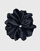 gumki do włosów Gumka do włosów czarna Scrunchie Maxi Black Pearl