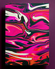 grafiki i ilustracje Plakat - abstrakcja - Abstract neon pink -  A4 lub 30x40