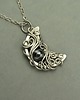 wisiory Wisiorek księżyc hematyt wire wrapping