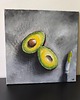 obrazy Awokado Obraz Olejny 40x40 Kuchnia Jadalnia Nowoczesny Loft Avocado