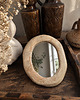Ozdoby na ścianę Lustro boho w ceramicznej ramce