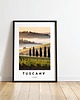 plakaty PLAKAT travel poster Toskania Włochy zdjęcie personalizacja prezent