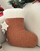 dekoracje świąteczne Poduszka Świąteczna Skarpeta Ruda Boucle