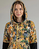 bluza z kapturem damska Bluza oversize Klimt malarski wzór kimono rozmiar M