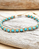 bransoletki z kamieni naturalnych Bransoletka boho !!! Route beads - turkus