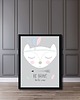obrazy i plakaty do pokoju dziecięcego PLAKAT "BE BRAVE LITTLE ONE" A3