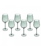 szklanki i kieliszki Kieliszek do Wina 6 szt. Wain Komplet Kieliszków Zielone