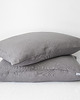 poduszki gładkie Lniana Poszewka Classic TRUE GRAY