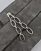 klipsy Klipsy srebrne Chain